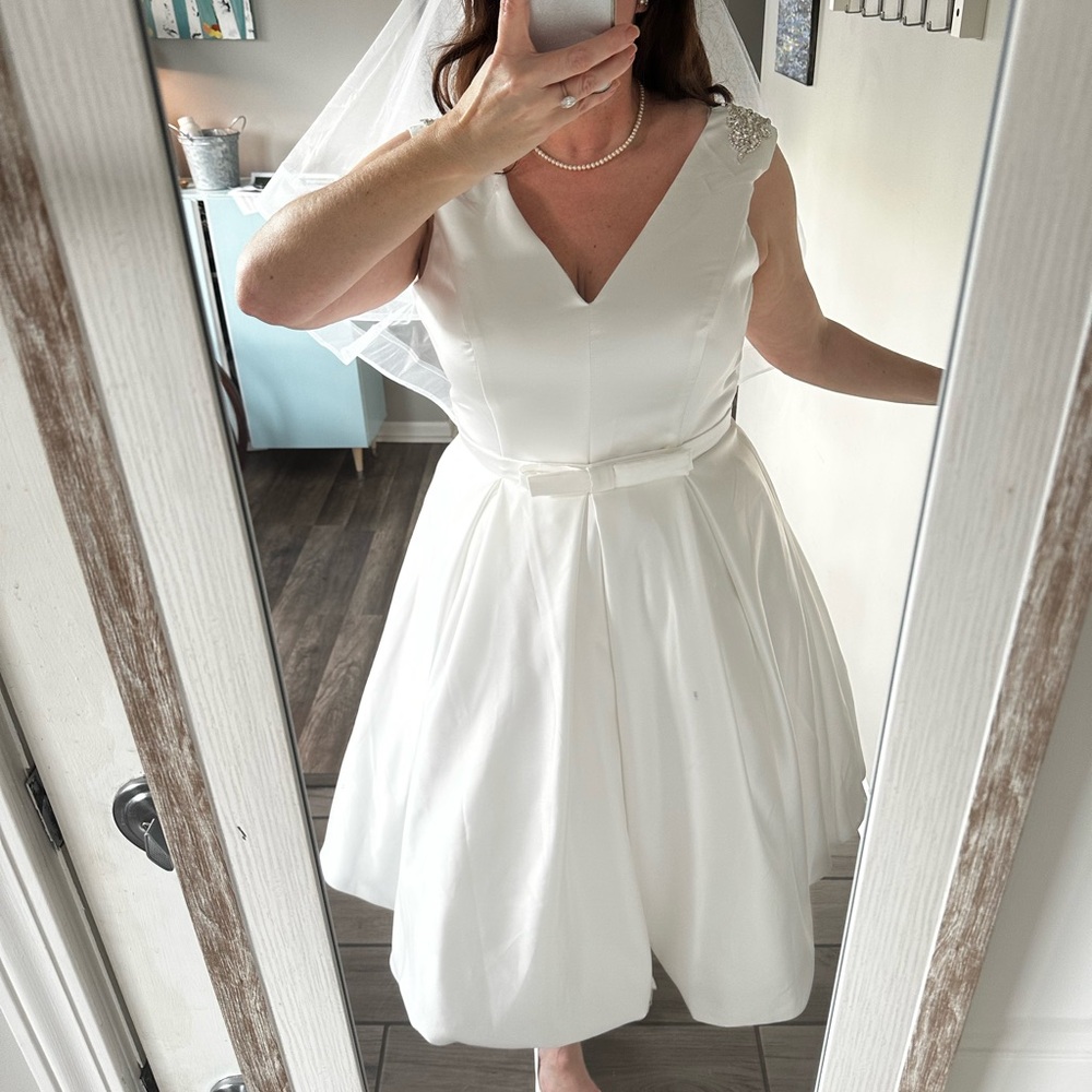 Classic NEW Satin Wedding Dress